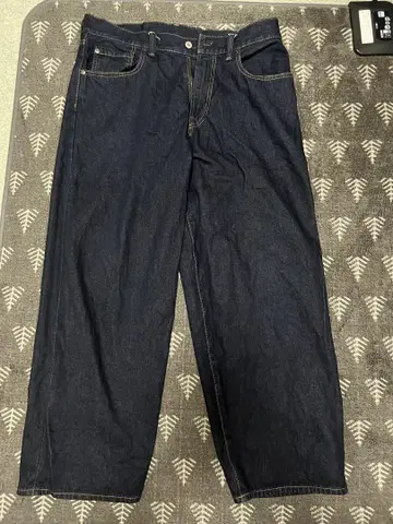 GAP 배기 데님 인디고 w32\l30