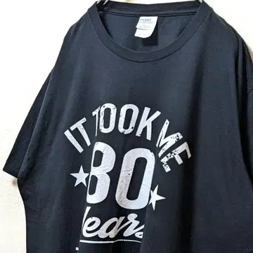포트 & 컴퍼니 80년대 룩 디스 굿 티셔츠 블랙 검정 XL 구제 의류