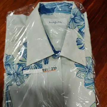 MAJUN 꽃무늬 알로하 셔츠 2XL
