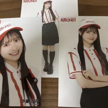 이토 모모카 AKB48 다이마루 라운드 원 콜라보 한정판 브로마이드 3종