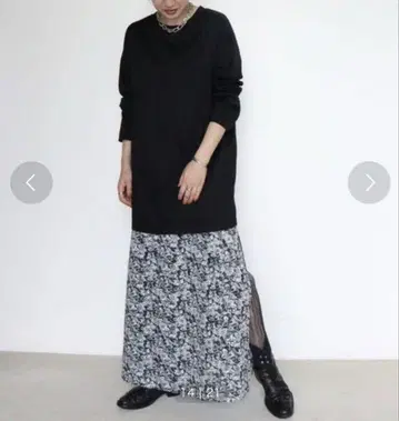 STUNNING LURE 알비니 롱 티셔츠 블랙