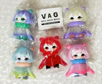 새상품 VAG 덴시코다코 전 5종 세트 소프트 비닐 가챠