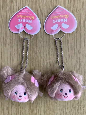 몬치치 거울이 달린 키체인 하트 몬치치 세키구치