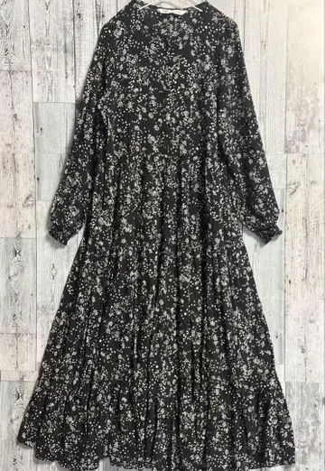 ZARA 자라 꽃무늬 긴팔 롱 원피스 원피스
