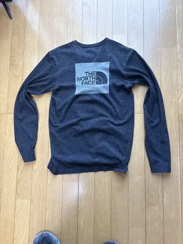 THE NORTH FACE 긴팔 티셔츠 다크 그레이