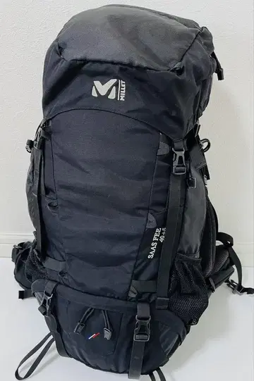 MILLET 사스페 NX 40+5 블랙 검정 뒷면 사이즈 M