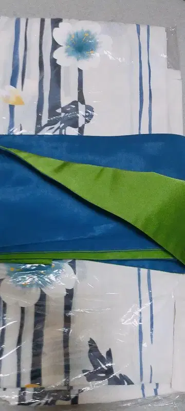 반폭 오비 청록색