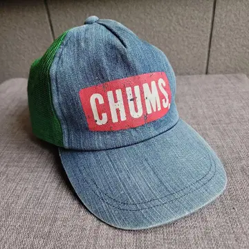 CHUMS 데님 메쉬 야구 모자