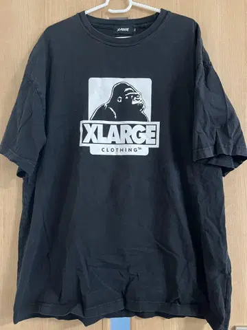 XLARGE 고릴라 로고 티셔츠 XL 블랙