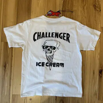 택 포함 challenger ice cream 콜라보 티셔츠 BBC