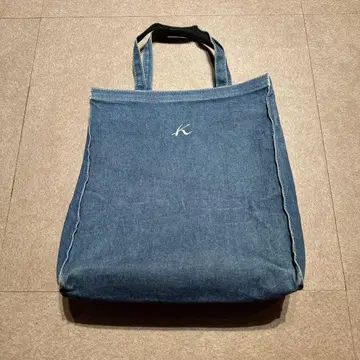 Kitamura2 데님 토트백 미니 여성용 S