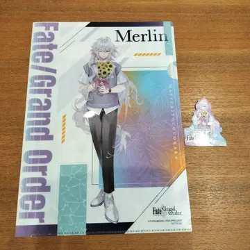 마츠키요 코코카라 Fate FGO 클리어 파일 스티커 멀린