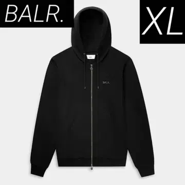 BALR. REGULAR FIT ZIP JETBLACK XL 볼러