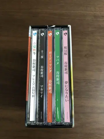 타니무라 신지 봄/여름/가을/겨울 CD+DVD 5장 세트 BOX