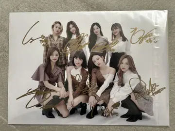 twice 사인 포함 사진