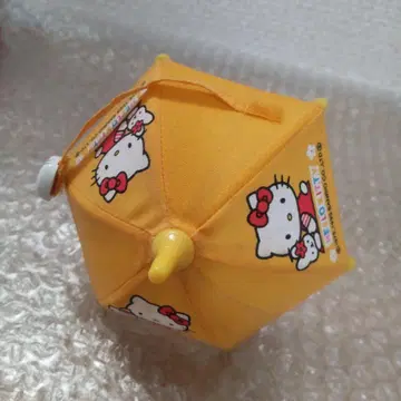 헬로키티 쁘띠 파라솔 키링 레트로 우산