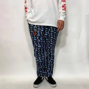 US 아스 프랑켄슈타인 패턴 이지 팬츠