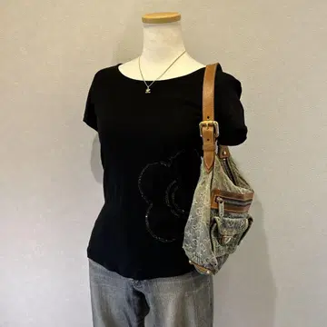 MARY QUANT 마리쿠와 치비 T 피치 T Y2K 발레 코아 헤이세이