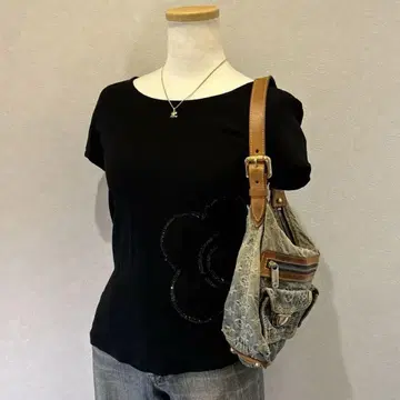 MARY QUANT 마리쿠와 치비 T 피치 T Y2K 발레 코아 헤이세이