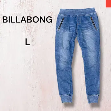 BILLABONG 빌라봉 조거 팬츠 맨투맨 데님풍 L 사이즈