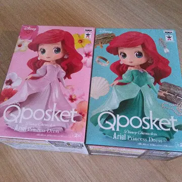 Qposket 아리엘 프린세스 드레스 2개 세트