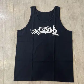 religion 태그 블랙 탱크탑 XL