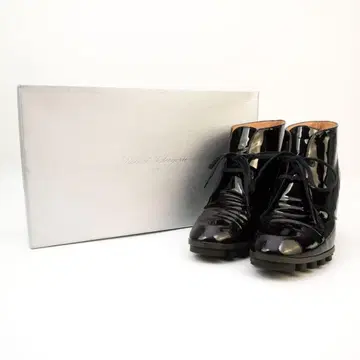 새상품급 로베르 크레주리 37 1/2 숏부츠 블랙 박스 포함/ED65