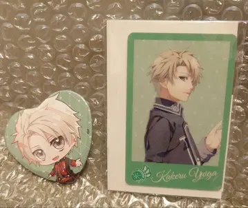유이가 카츠 NORN9 오토파 하트형 캔뱃지 & 캐릭터 카드 컬렉션