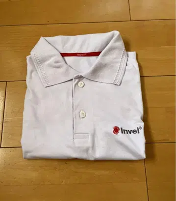 Invel 여성용 피케 셔츠 화이트 반팔