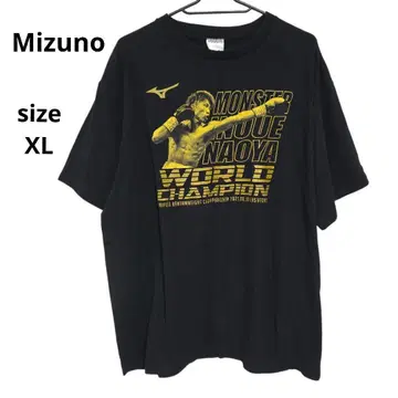 레어 이노우에 나오야 미즈노 Mizuno 한정품 티셔츠 XL 사이즈 블랙