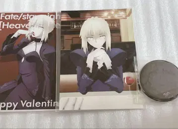 Fate 캔뱃지 엽서 세이버 알타
