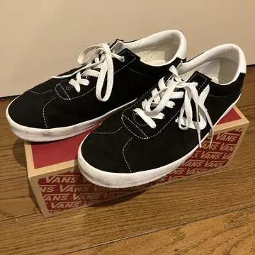 Vans 스포츠 로우 블랙/화이트