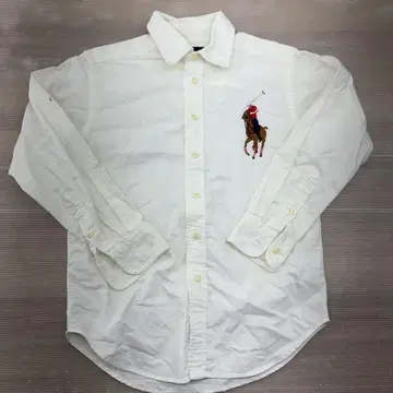 & Ralph Lauren 화이트 긴팔 셔츠 S