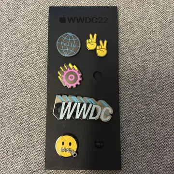 WWDC22 핀 배지
