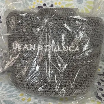 DEAN & DELUCA 빔즈 크로셰 바스켓 백 그레이 M