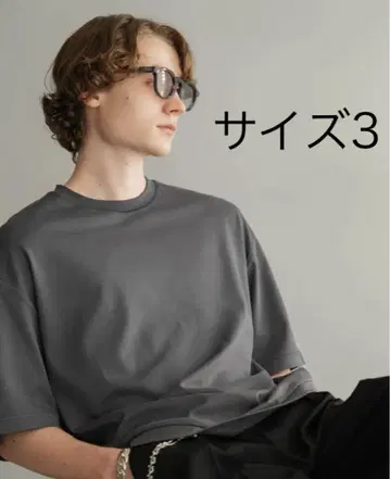 럭셔리 소재 루즈핏 H/S 티셔츠 사이즈 3