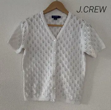 J.CREW / J 크루 반팔 메쉬 니트 가디건