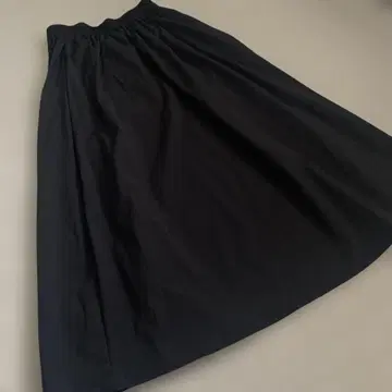 글로벌 워크스 플레어 스커트 블랙 사이즈 F 나일론 95%