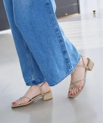 루타론 3.5cm 스퀘어 2WAY 샌들