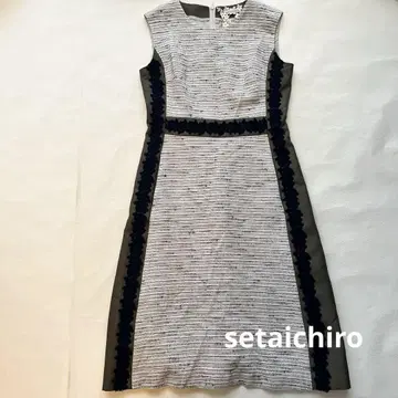 Setaichiro 세타이치로 자수 레이스 파티 드레스 일본제