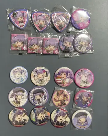 뱅드림 우타가와 아코 캔뱃지 모음 21개 Roselia