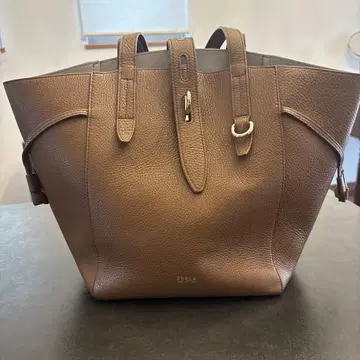 FURLA 브라운 가죽 숄더백