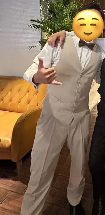 턱시도 라이트 브라운 모닝