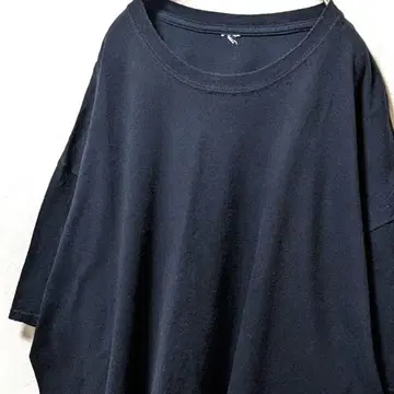 무지 티셔츠 블랙 검정 구제 의류 빈티지