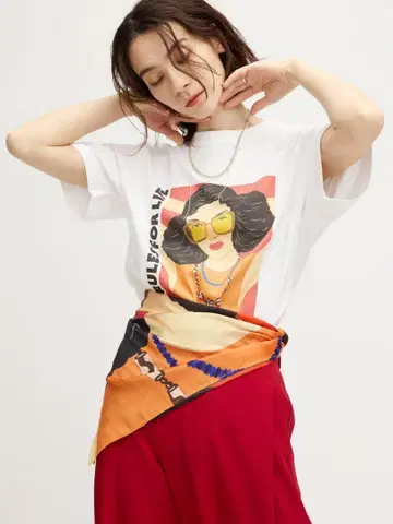 아메리빈티지 아메리 페스티벌 레이디 티셔츠