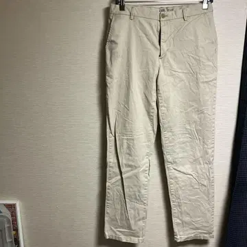 구제 의류 IZOD 초와이드 치노 팬츠 베이지 팬츠