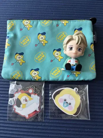 BTS 지민 피규어 파우치 세트