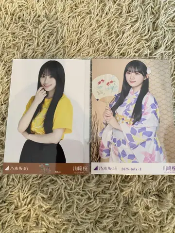 노기자카46 카와사키 사쿠라 브로마이드 오사카 라이브 티셔츠 & 유카타