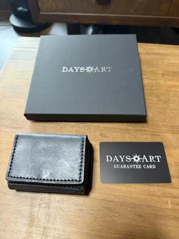 DAYS ART 3단 폴더형 지갑 블랙