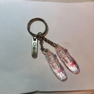 Chacott 발레 슈즈 모양의 키링